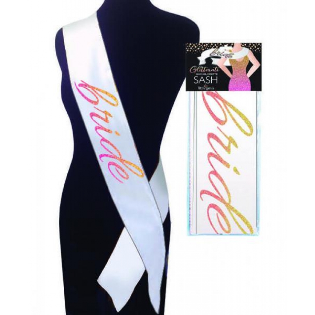 Glitterati Bride Sash for Bachelorette Parties