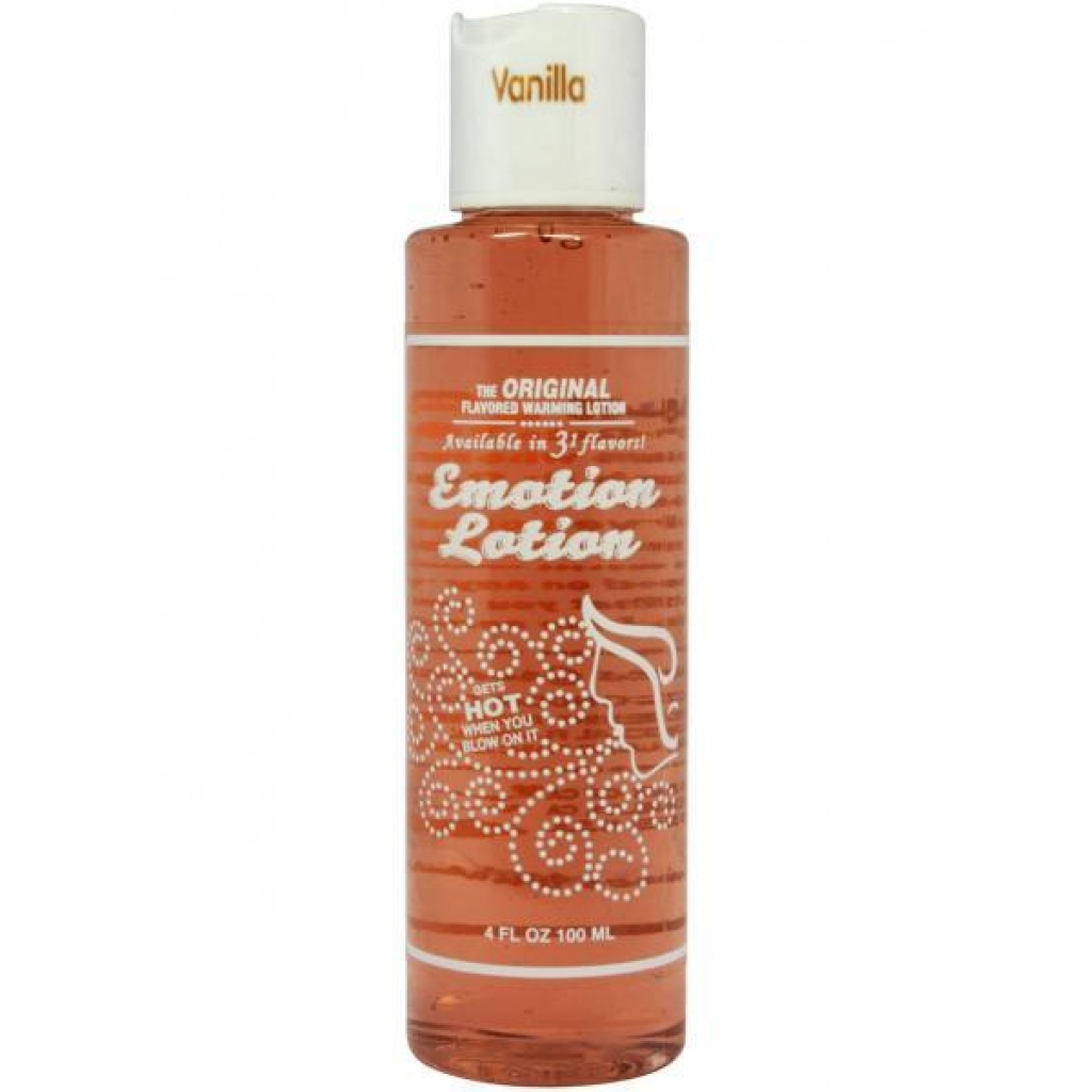 Emotion Lotion Vanilla Flavored Warming Lotion