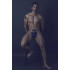 MOB Mirror G-String Briefs - Eye-Catching Blue S/M