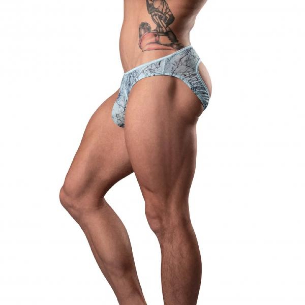 Marble Mesh Moonshine Jock - Light Blue (S/M)