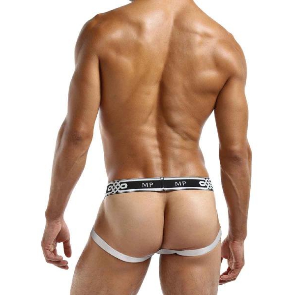 Peep Show Jock Strap Ring - White S/M