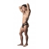 Lucifer Cutout Thong - Black S/M