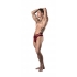 Lucifer Cutout Thong - Burgundy L/XL