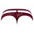 Lucifer Cutout Thong - Burgundy L/XL