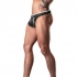 Marble Mesh Mini Thong - Black L/XL