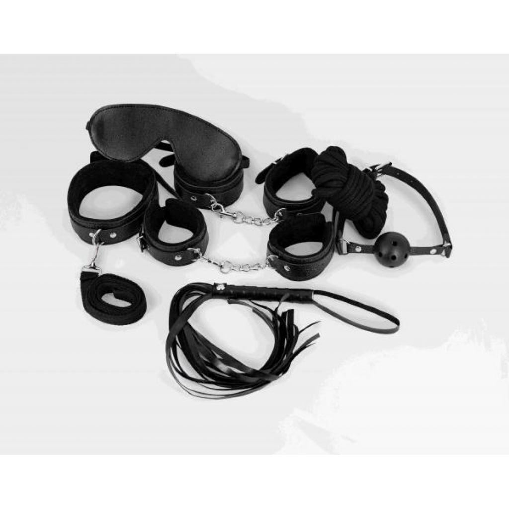 Male Power 7 Pack Lite Bondage Set Black