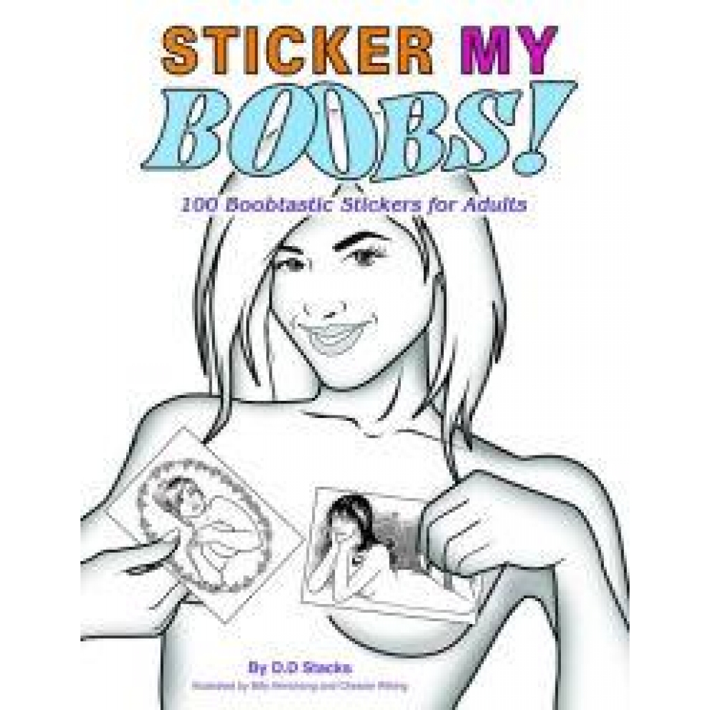 Sticker My Boobs Book: A Hilarious Gag Gift for Adults