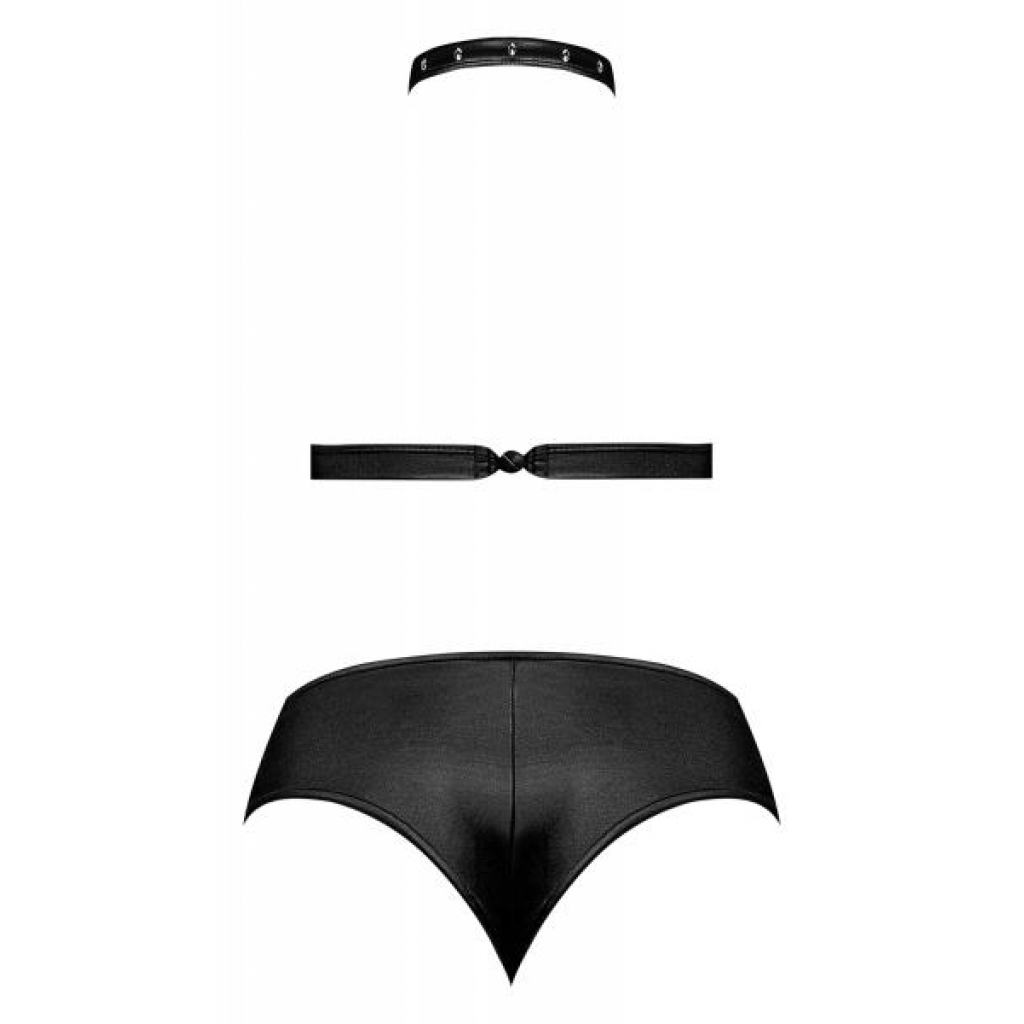 Lust Fetish Juno Black - L/XL Lingerie Set