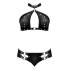 Lust Fetish Juno Black - L/XL Lingerie Set