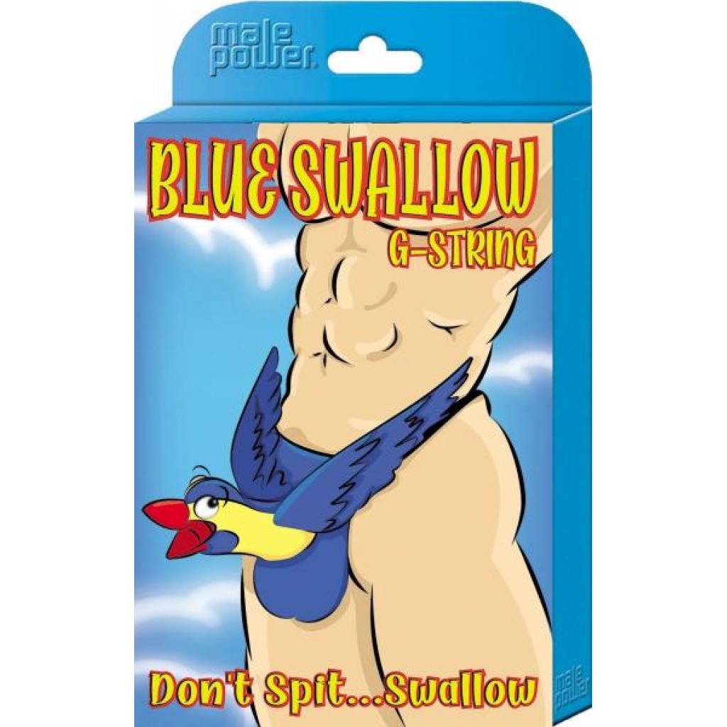 Blue Swallow Novelty Posing Strap G-String