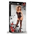 Luv Lace Bustier & G-String in Black - Vibrant Sexy Set