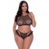 Love Star Halter Bra & Panty Set - Elegant and Bold