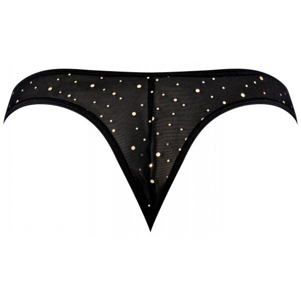 Glitz and Glam Tanga Black S/M