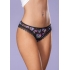 Hazy Dayz Crotchless Panty with Open Back - Mushroom - S/M