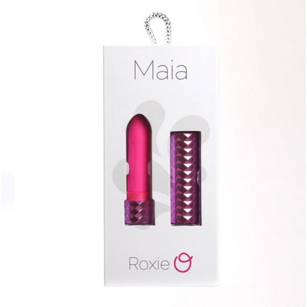 Roxie Crystal Gem Lipstick Vibrator - Discreet Pink Travel Companion