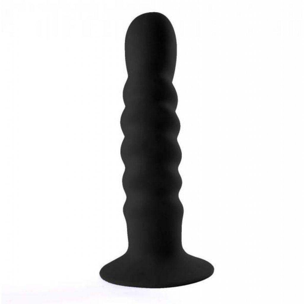 Kendall Silicone Black Dong - 8 inches