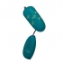 Budzee Rechargeable Wired Egg Vibrator - Leaf Pattern Green