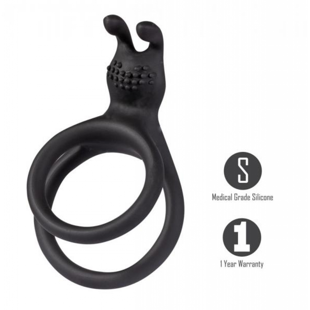 Advanced Liquid Silicone Bunny Headed Cock Ring for Enhanced Pleasure