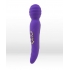 Twisty Rechargeable Dual Vibrating Wand - Neon Purple