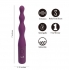 Dani 10 Function Silicone Bead Anal Vibe - Purple