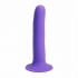 Marin 8-Inch Posable Silicone Dong - Purple