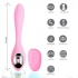 Harmonie Pink Bendable Dual Vibrator W/ Remote Control