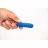 Luna Super Charged Mini Bullet Vibrator with Stars & Moon Pattern - Blue