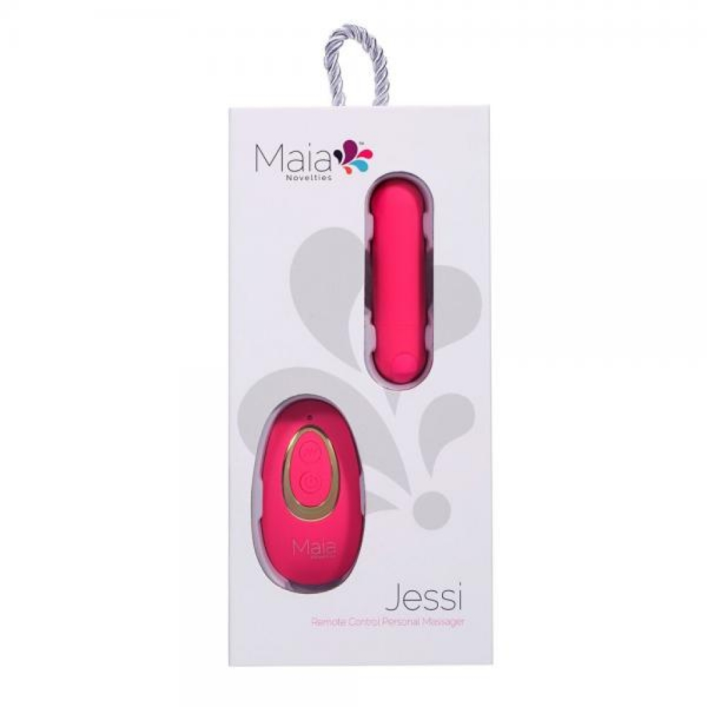 Jessi Pink Remote Control Mini Bullet Vibrator