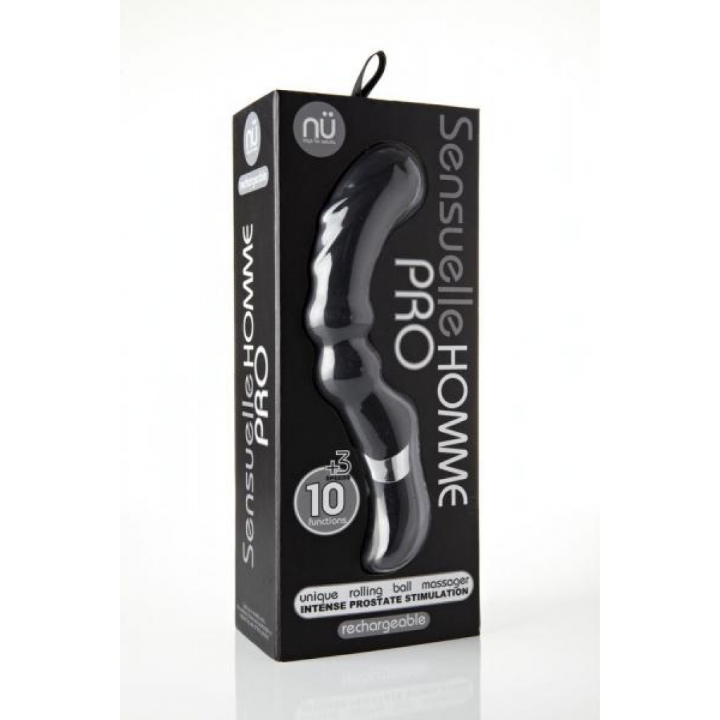 Sensuelle Homme Pro Prostate Massager - Black