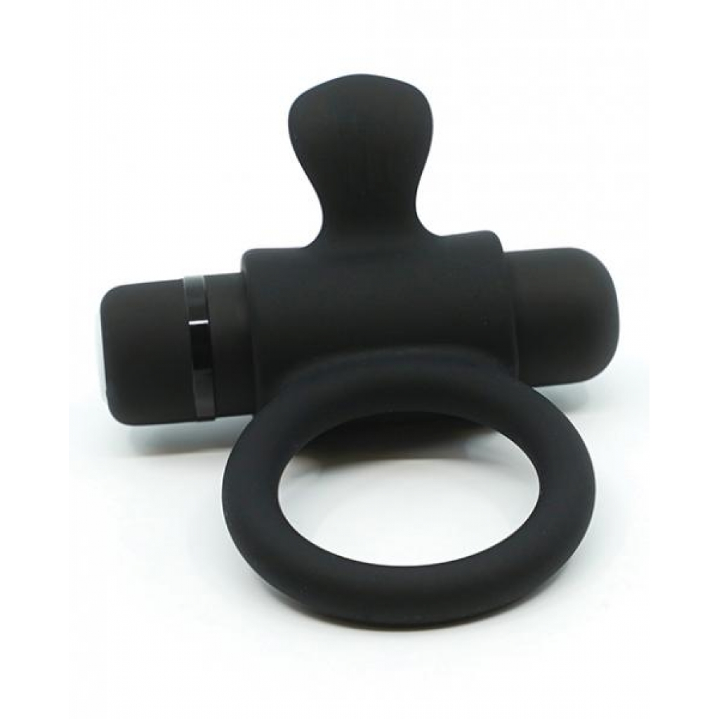 Sensuelle Silicone Bull Ring - Black