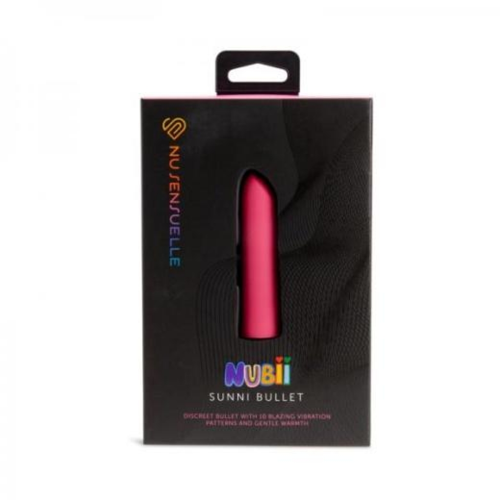 Sensuelle Nubii Sunni Warming Bullet - Pink