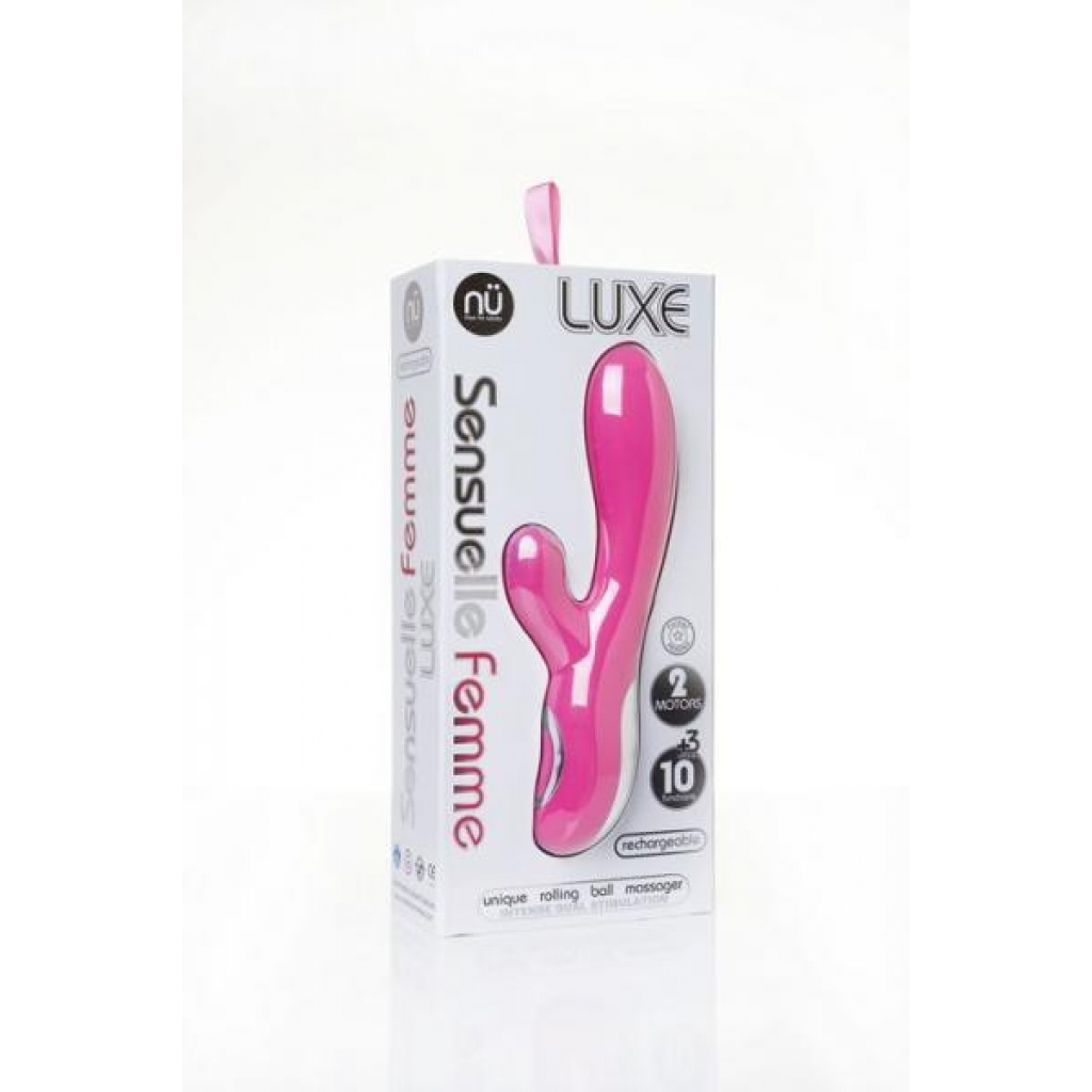 Sensuelle Luxe 10 Function Rabbit Vibrator - Pink