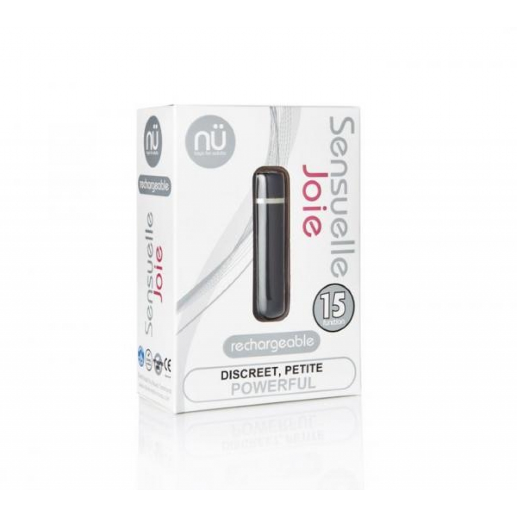 Sensuelle Joie 15 Function Bullet Vibrator - Black