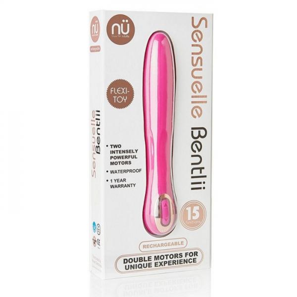 Sensuelle Bentlii 2 Motors Flexible Vibe - Pink