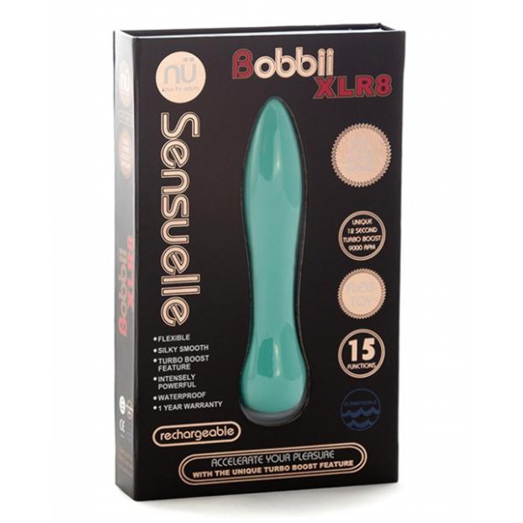 Sensuelle Bobbii Flexible Vibe - XLR8 Turbo Boost in Electric Blue