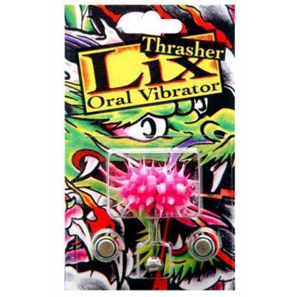 Lix Thrasher Tongue Ring Vibrator in Pink