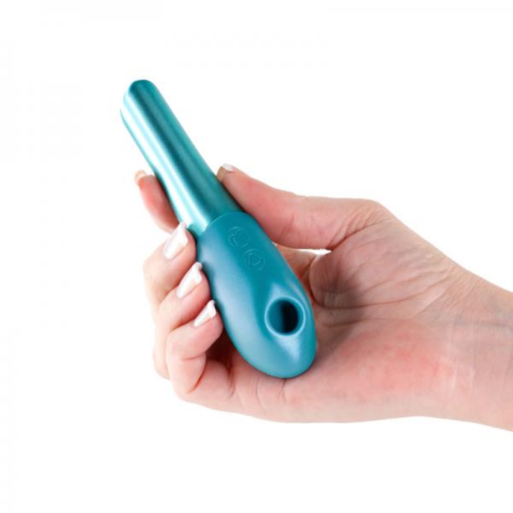 Seduction Nuvo Mini Vibrator - Metallic Teal