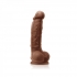 Colours Dual Density 5-Inch Dildo in Brown