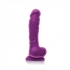 Colours Dual Density 8-Inch Purple Realistic Dildo