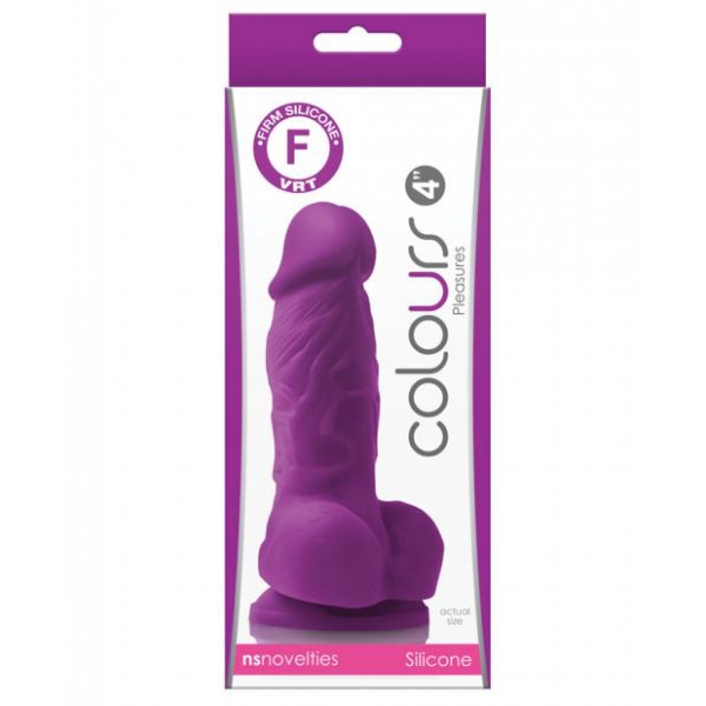 Colours Pleasures 4 Inches Dildo - Purple Delight