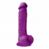 Colours Pleasures 8 Inches Silicone Dildo - Purple