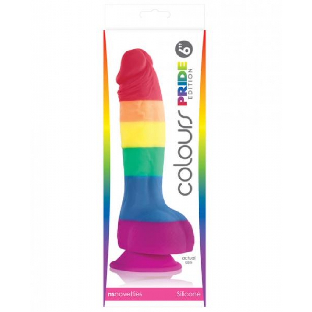 Colours Pride Edition 6 inches Dong - Rainbow Multi-Color