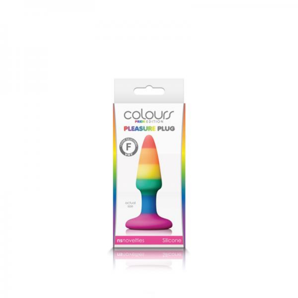 Colours Pride Edition Pleasure Plug - Mini Rainbow XS