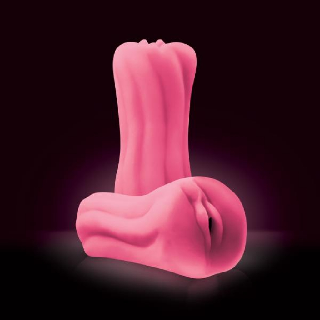 Firefly Yoni Stroker Pink Pocket Pussy: Soft and Glow-in-the-Dark Pleasure Tool