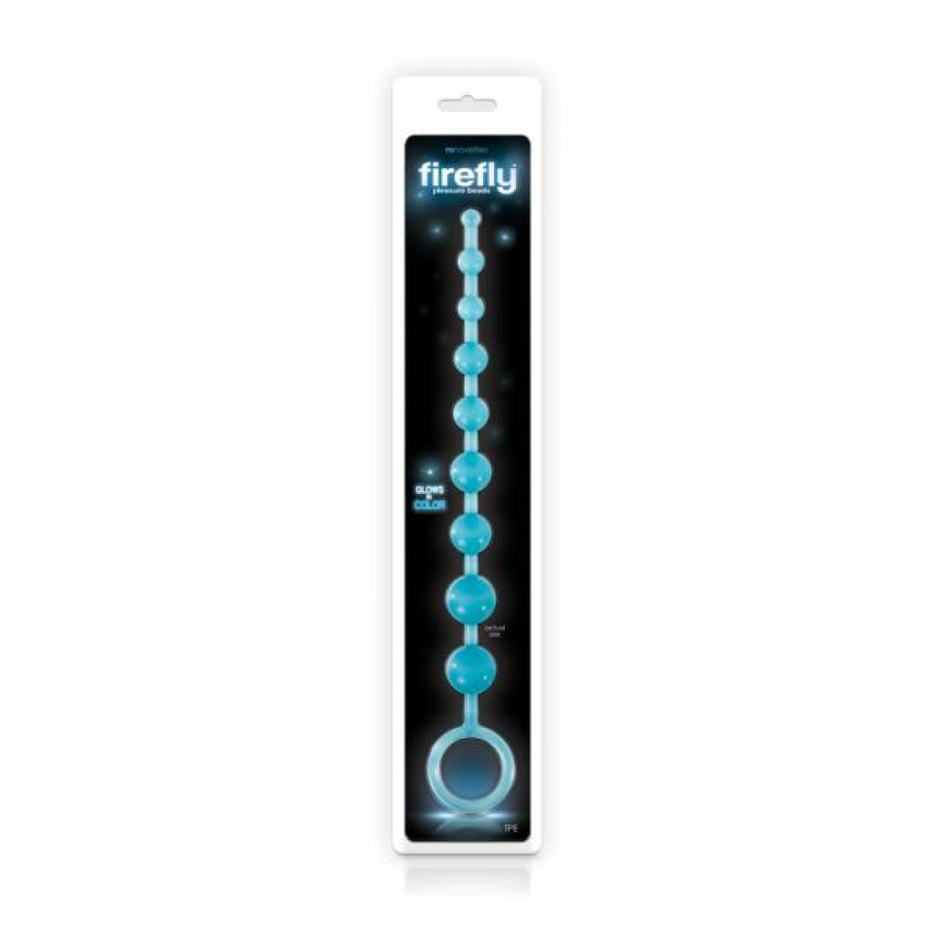 Firefly Pleasure Beads - Blue Glow in the Dark