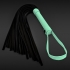 Illuminate Your Fetish Play with Glo Bondage Flogger in Green