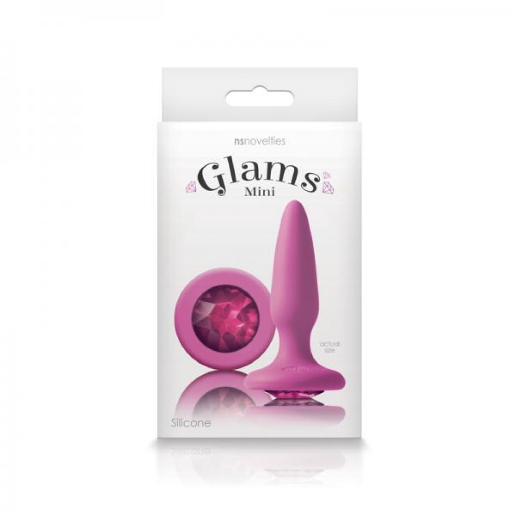 Glams Mini Pink Gem Butt Plug - Glamorous Pleasure