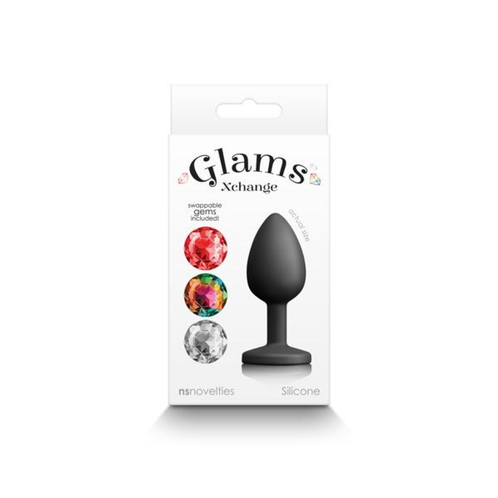 Glams Xchange Round Small Plug - Fashionable Black