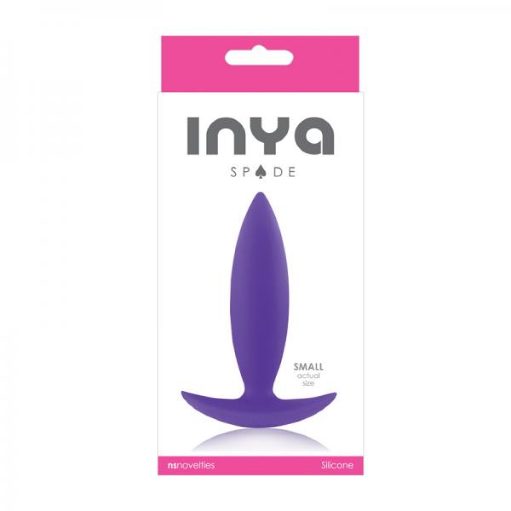 Inya Spades Small Butt Plug - Luxurious Purple