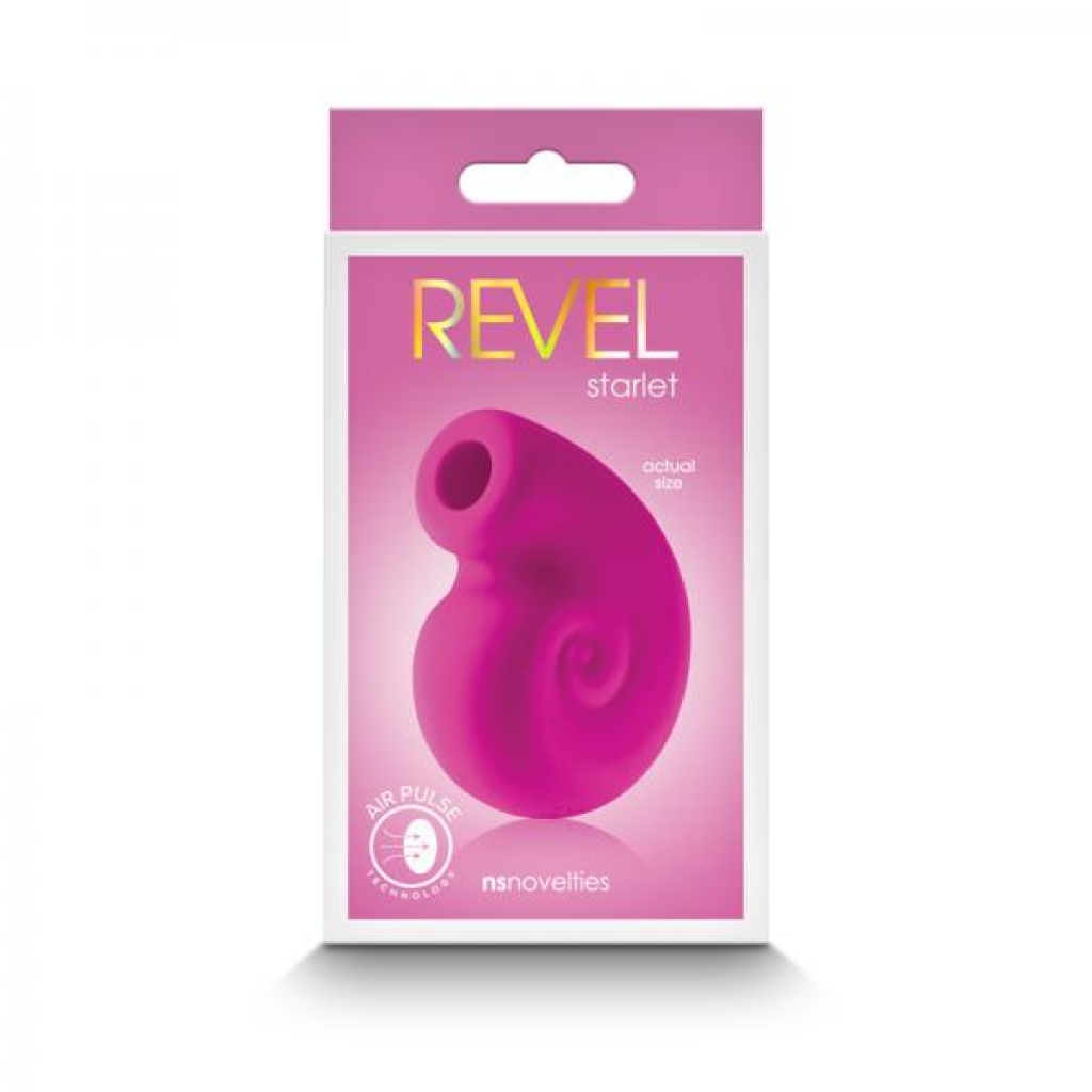 Revel Starlet Pink Air Pulse Vibrator - High-Quality Pleasure Power